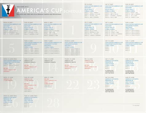 louis vuitton race schedule.